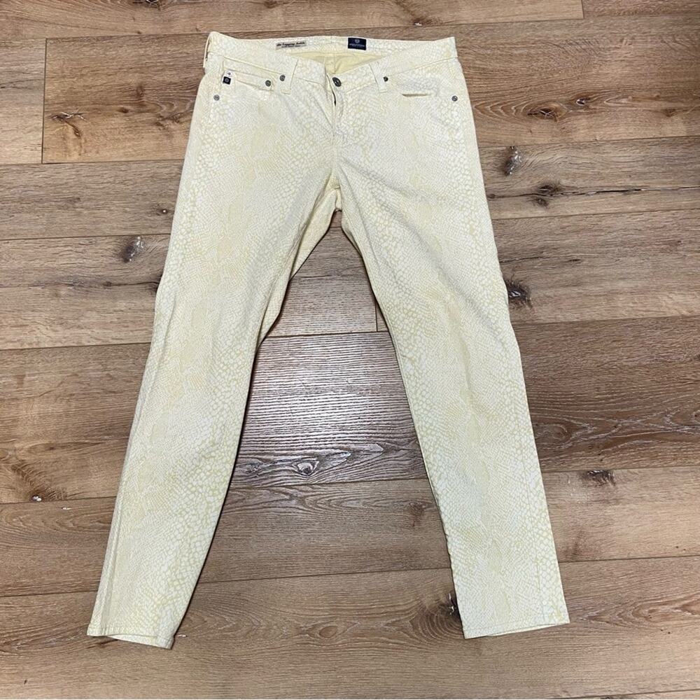 AG Adriano Goldschmied Snake Print The Legging Ankle Super Skinny Ankle …